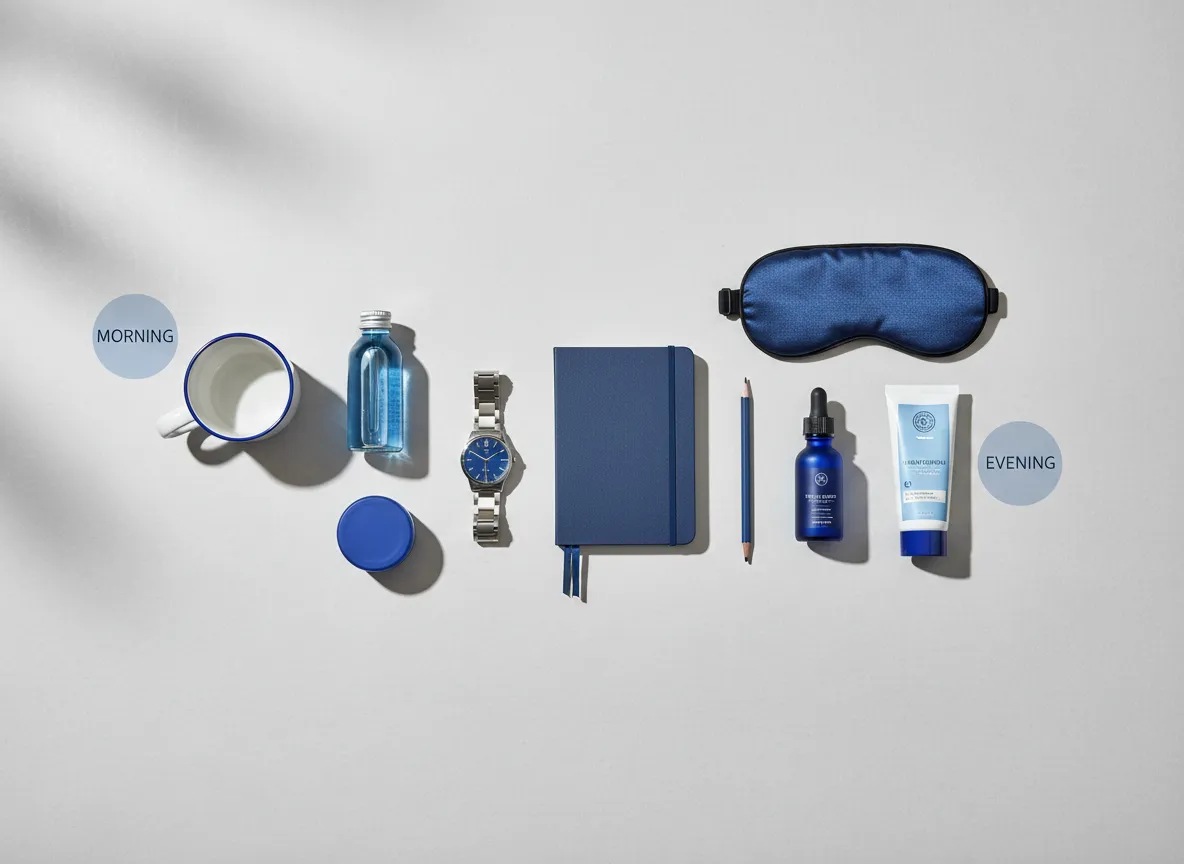 Optimal Set products arranged on a clean surface