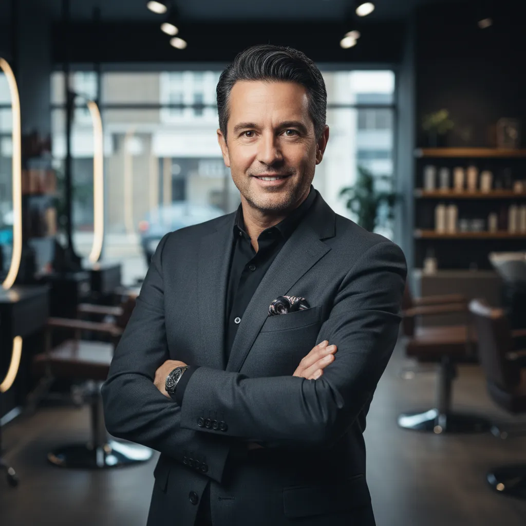 Headshot of Marco, salon owner