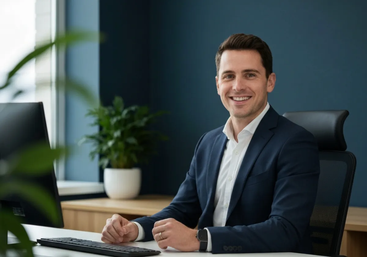 Professionnel de service offrant une analyse de qualité