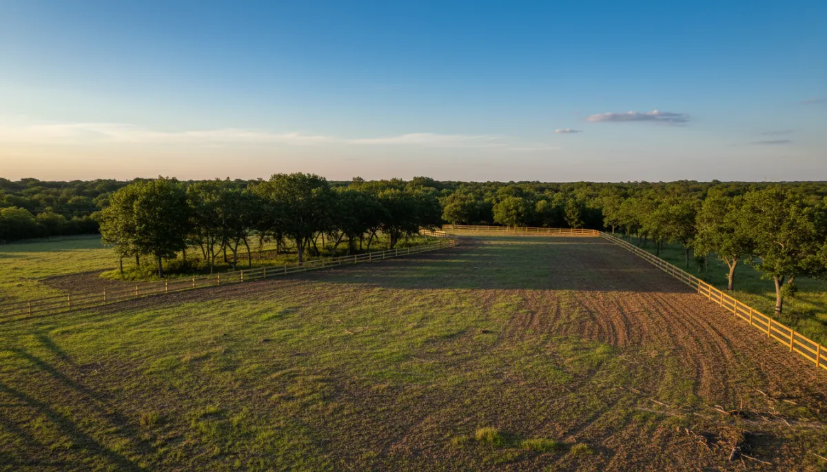 After - cleared acreage ready for use