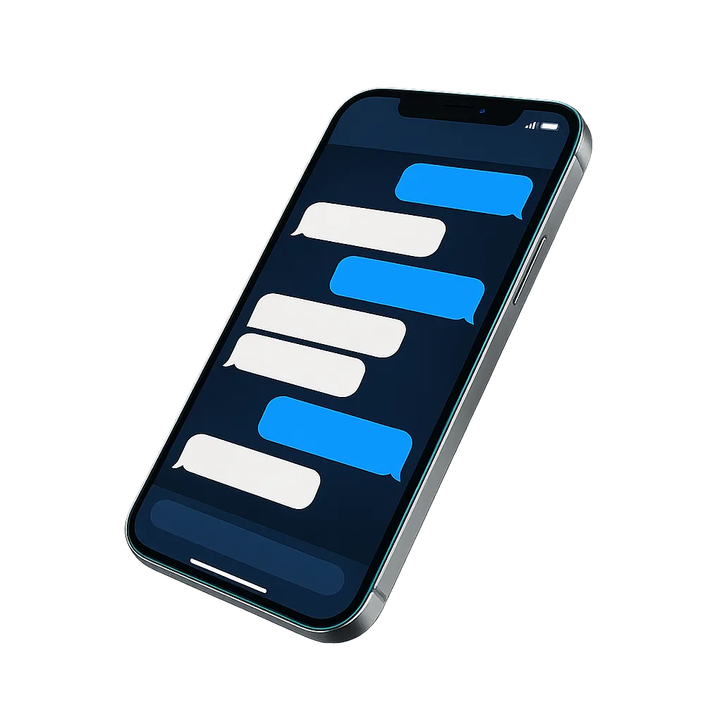 Rodie.io auto-response dashboard on a mobile phone mockup