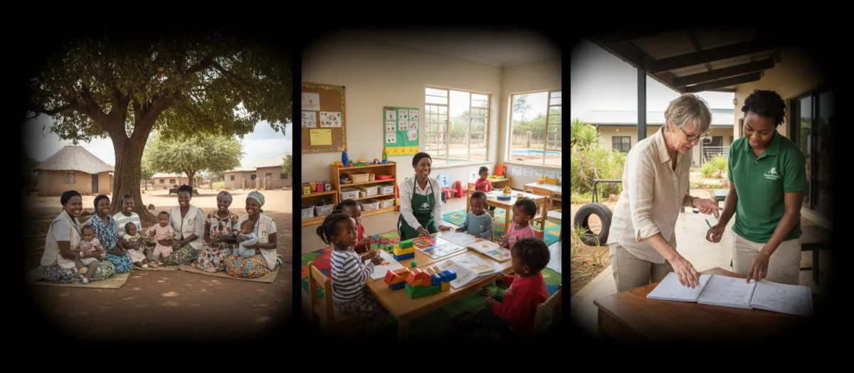 Photos from Zola Budd Foundation community ECD programmes