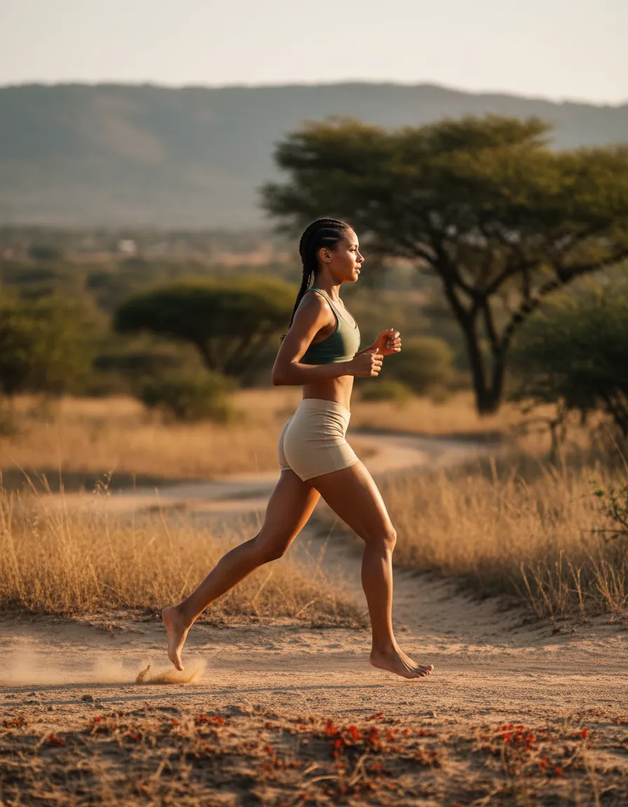 Zola Budd running barefoot