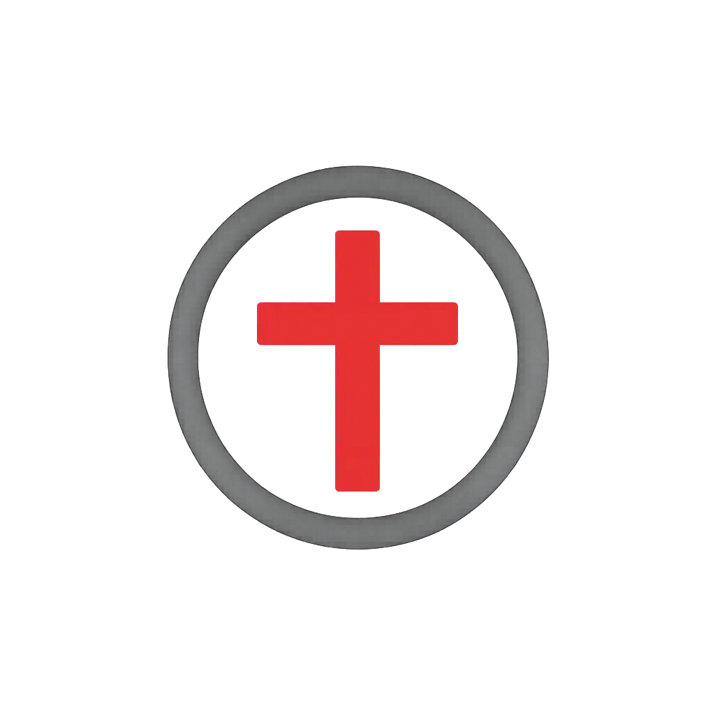 Jesus Center of Life logo with red and dark gray text.