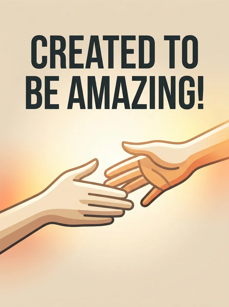 Created to Be Amazing! Event Poster - Don't let the world define you. Discover who God says you really are.