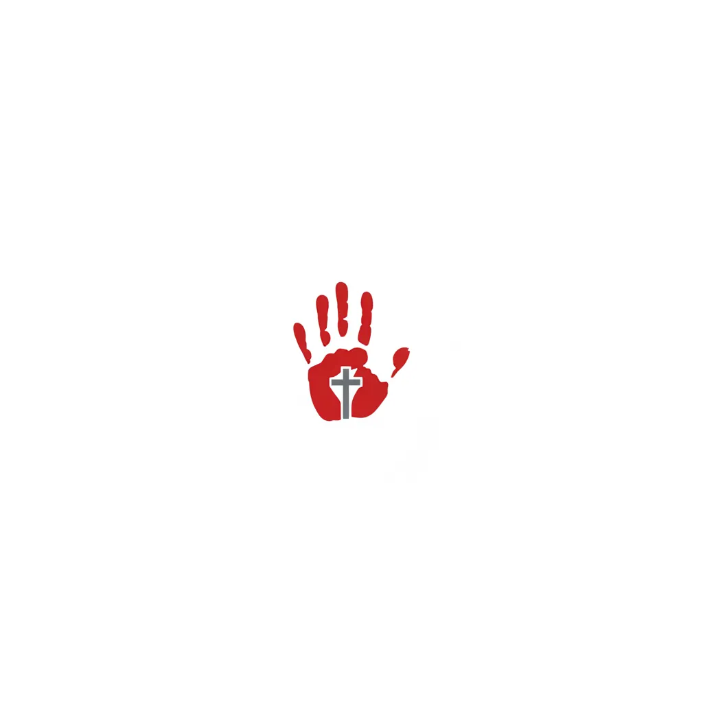 Jesus Center of Life handprint mark