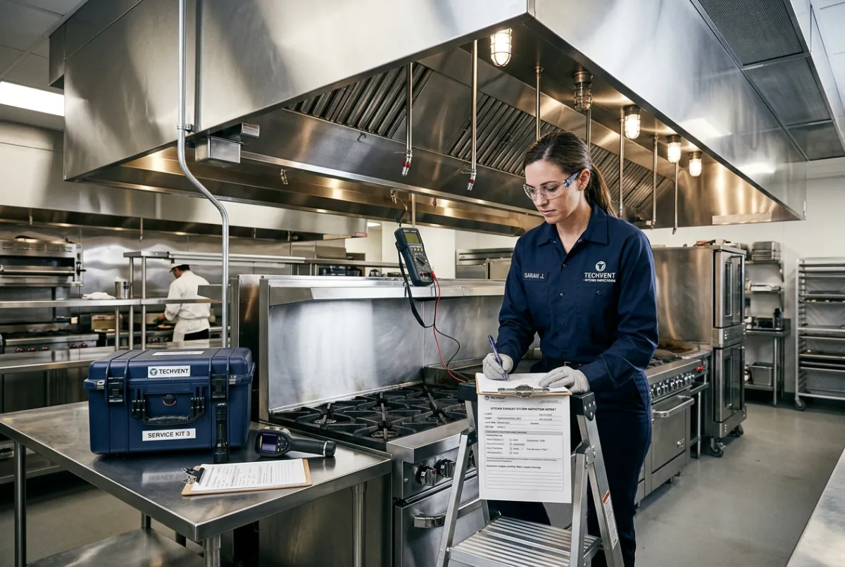 Corporate office dining cafeteria hood exhaust system