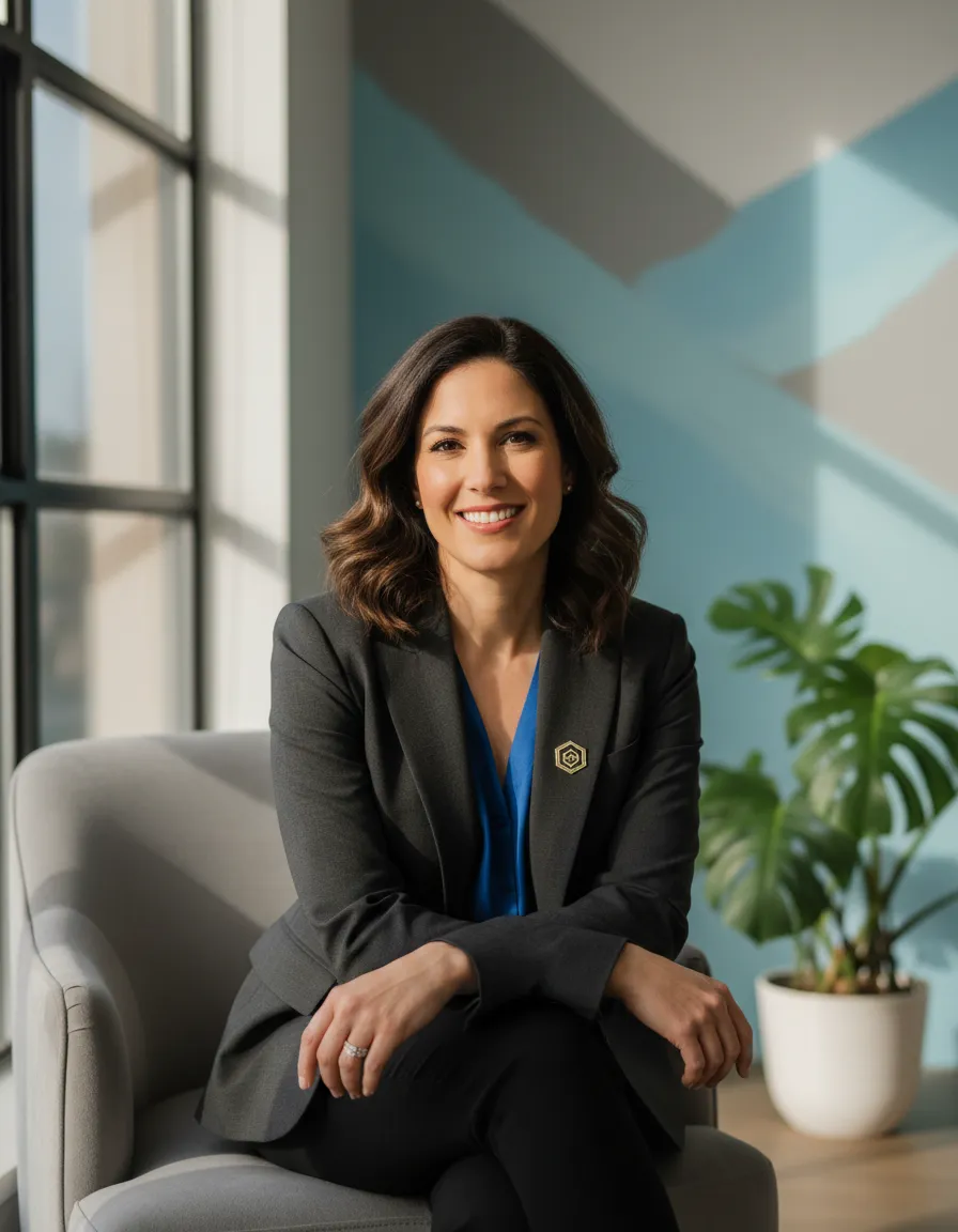 Professional life mastery coach portrait