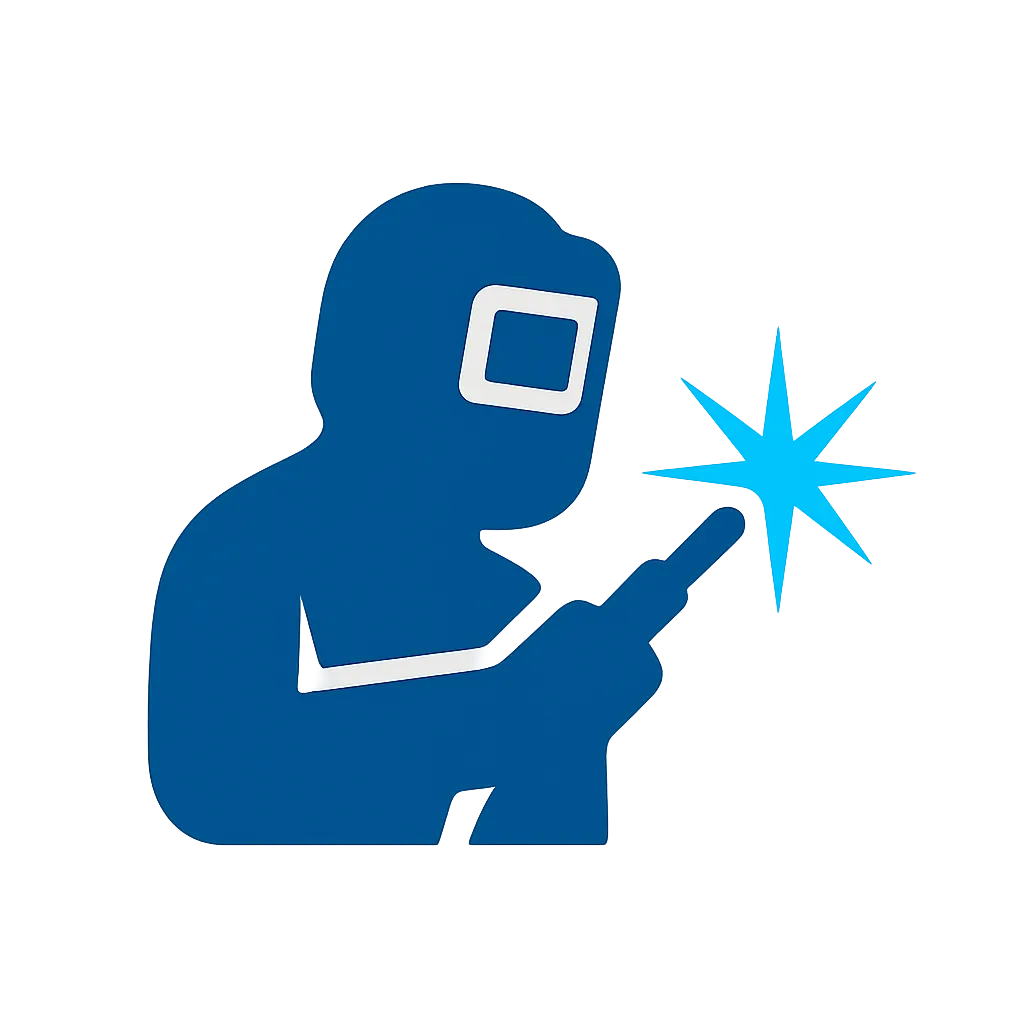Blue Welding Logo