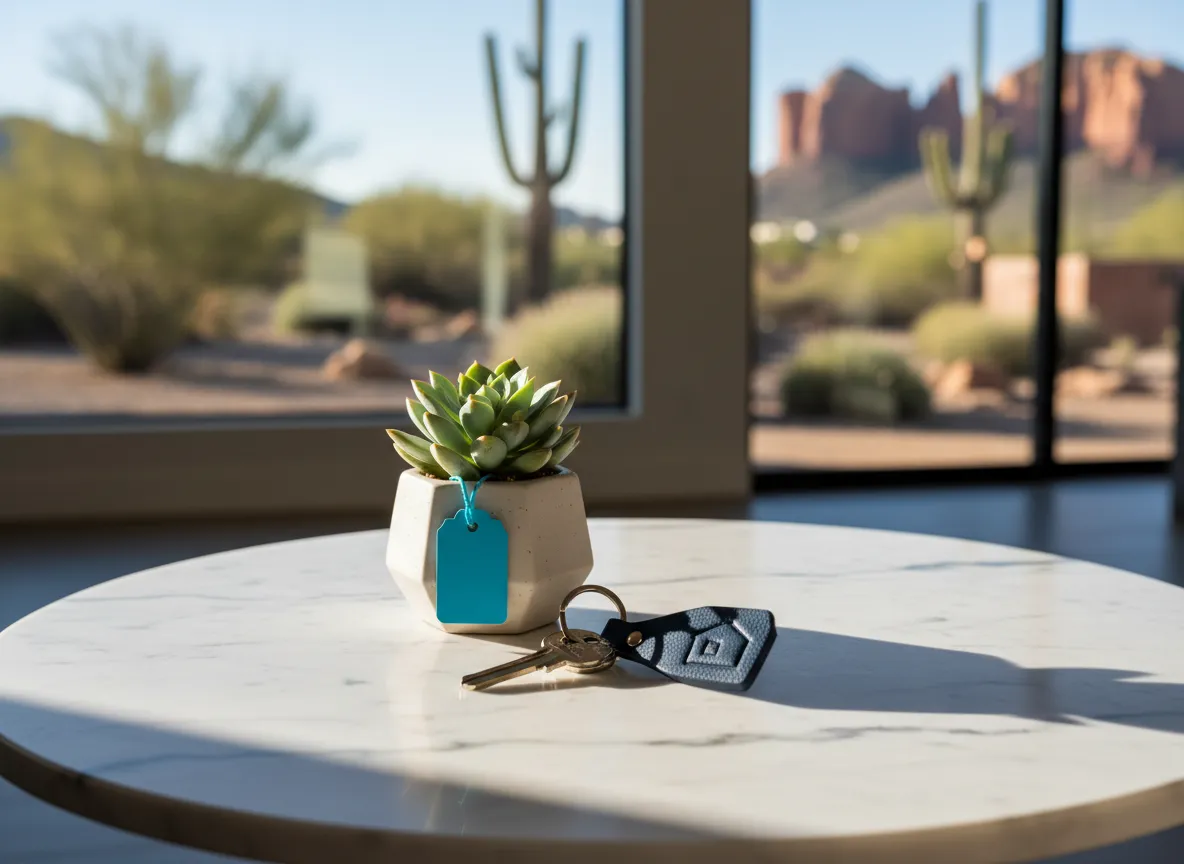 Couple buying their first home in Scottsdale