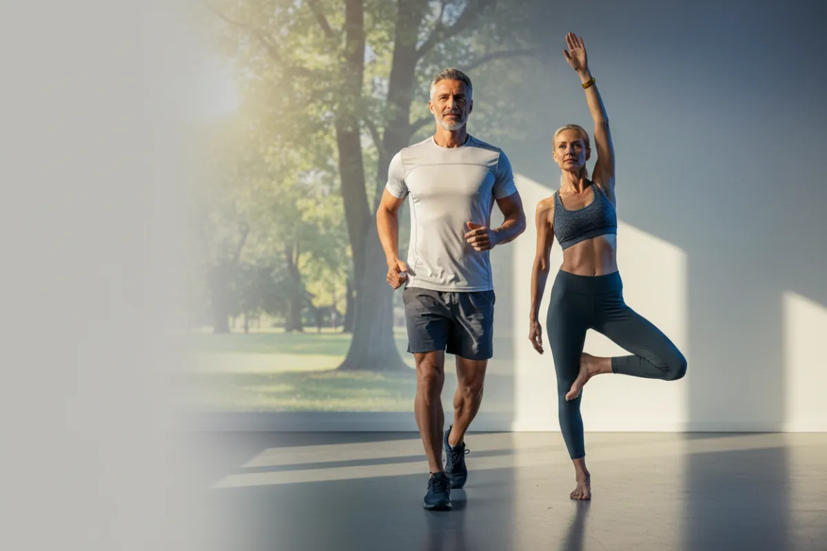 Active adults in a wellness setting