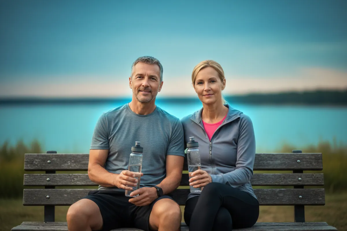 Active adult prioritizing physical recovery