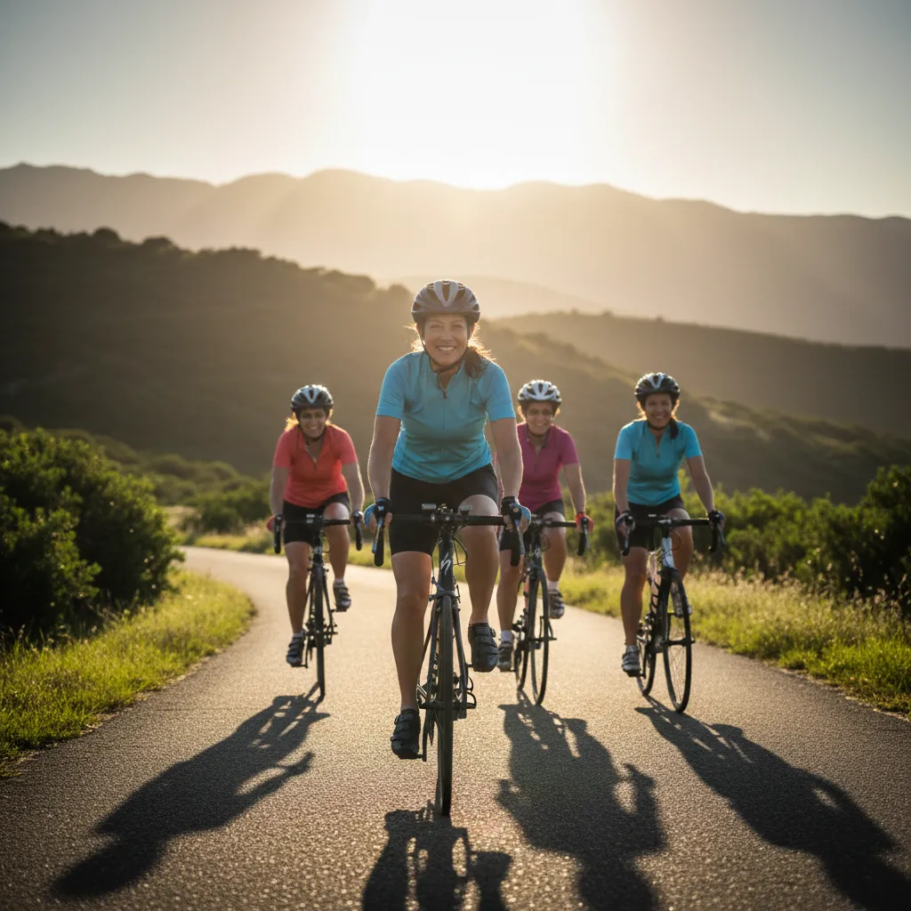 Healthy active adult maintaining capability and energy