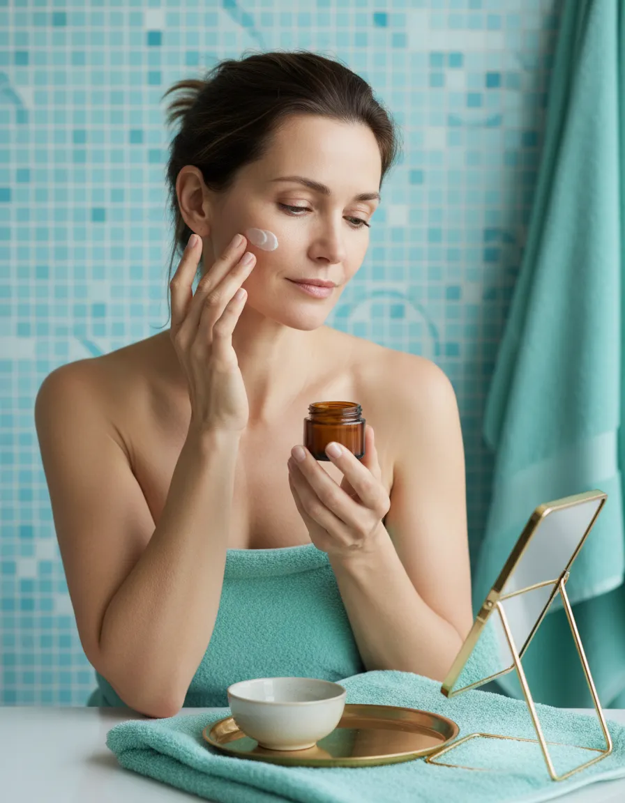 Woman reflecting after a demanding travel schedule
