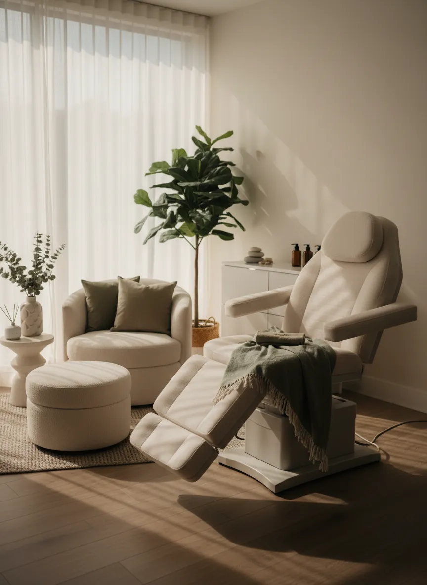 Editorial lifestyle photo of clinic interior