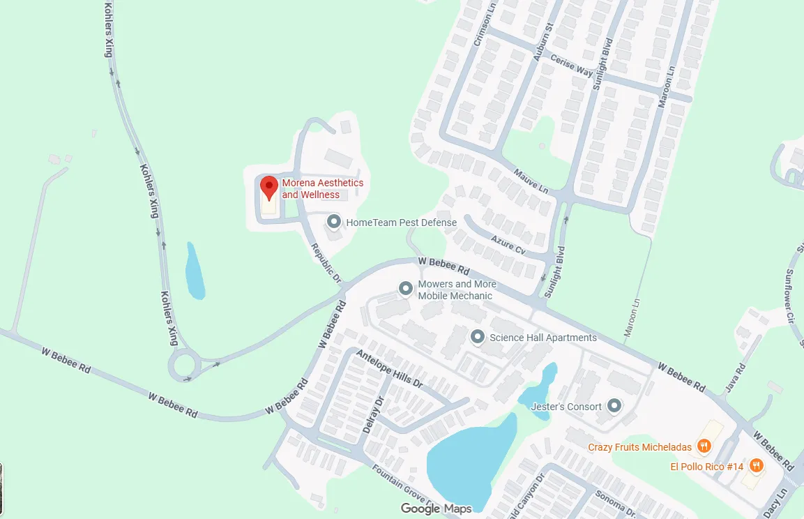 Map to Morena Aesthetics & Wellness