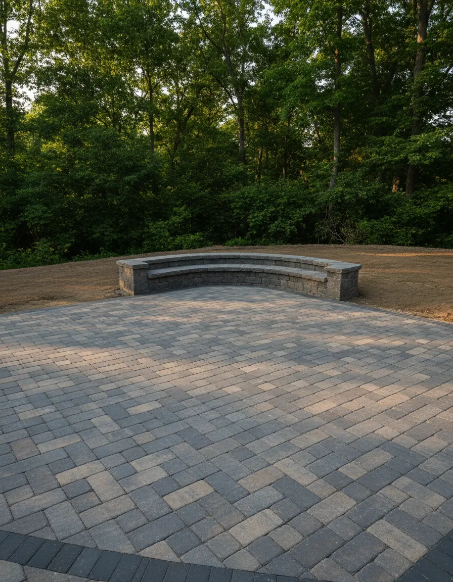 Extensive patio construction project