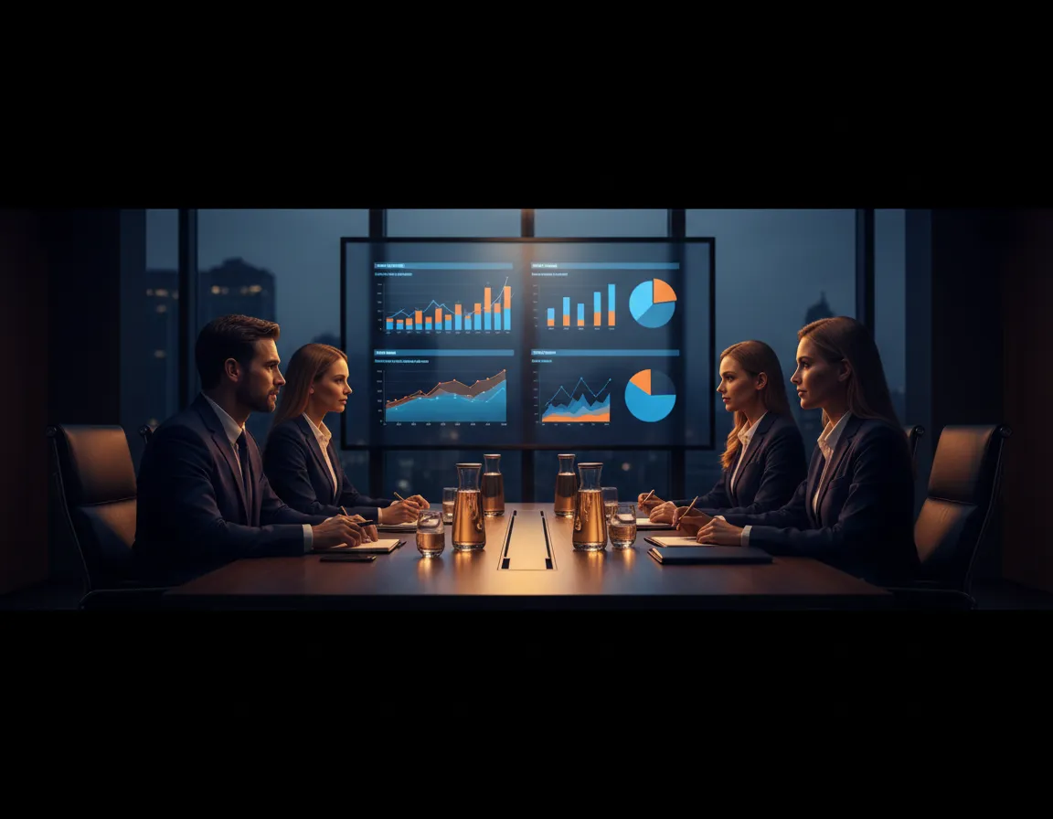 Team analyzing sales pipeline strategy
