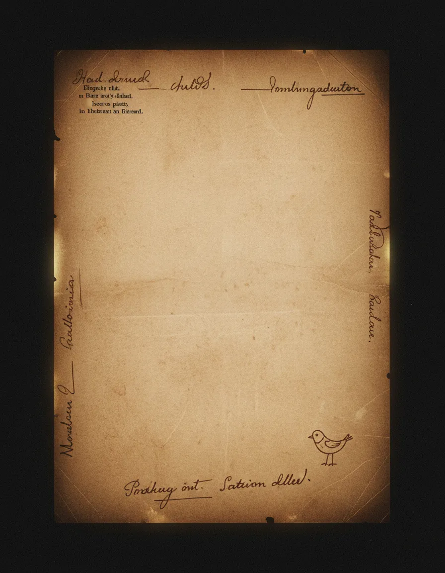 Scanned archival document or letter