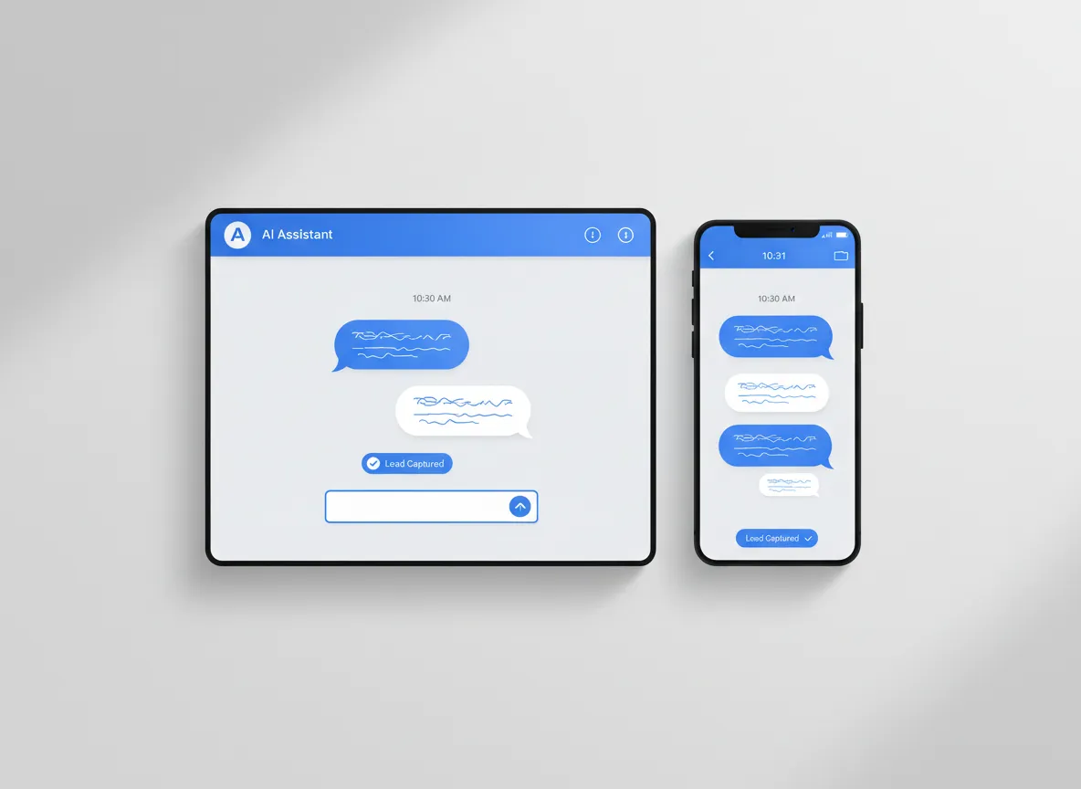 LeadGuard AI Chat conversation demo preview