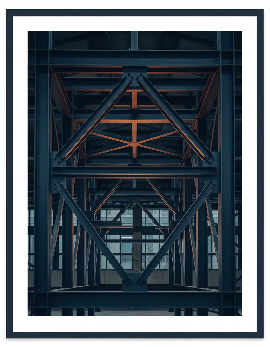 Industrial construction site framing