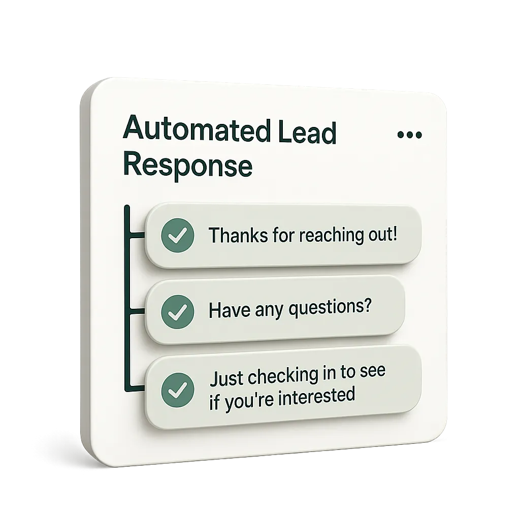 AI Lead Follow-Up UI Mockup