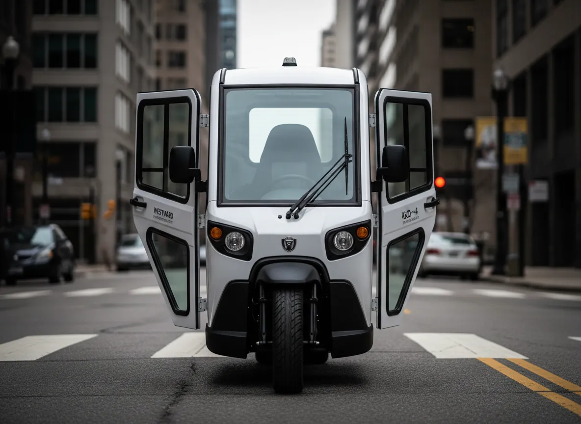 Westward Industries GO-4 Interceptor V 3-wheel parking enforcement vehicle Cowboy Carts Arizona