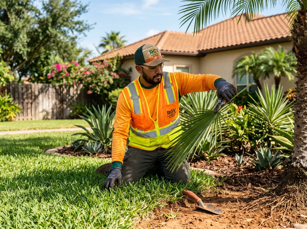 Verde Valley landscaping specialists preparing healthy South Texas turf on site
