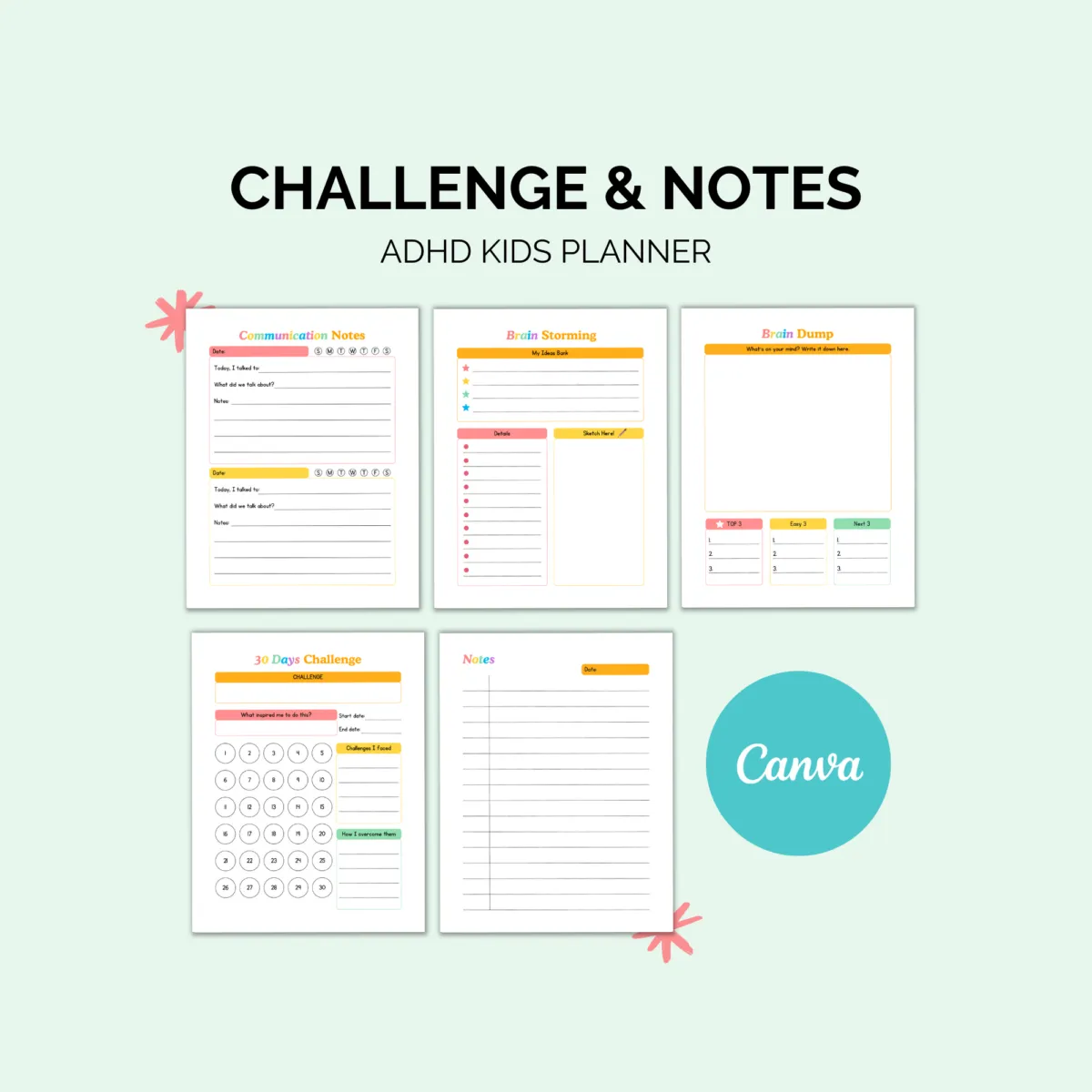 ADHD Kids Planner Thumbnail 3