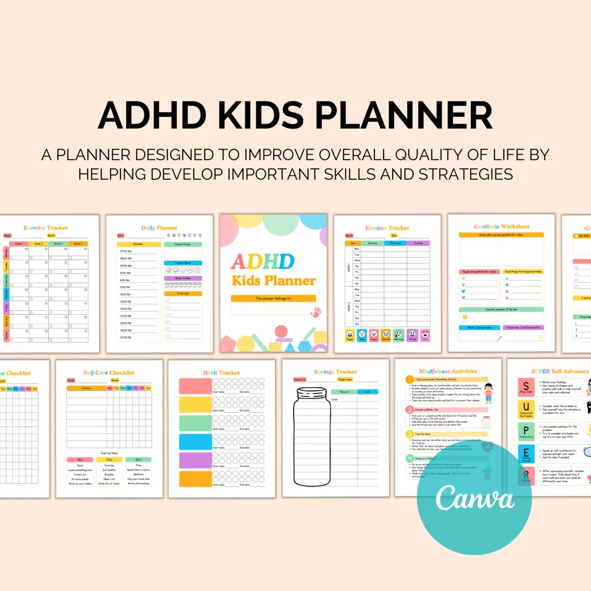 ADHD Kids Planner
