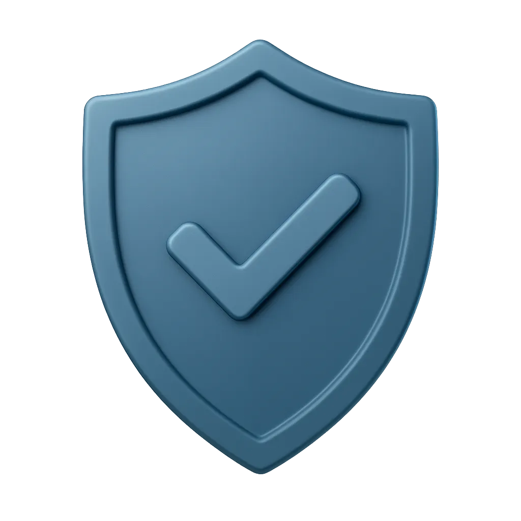Premium Secure Shield Verification Graphic