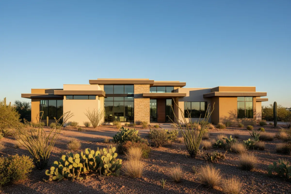 Luxury real estate property exterior