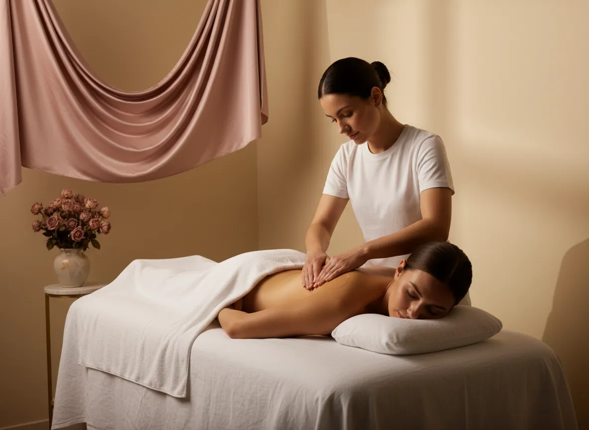Full body Swedish massage session