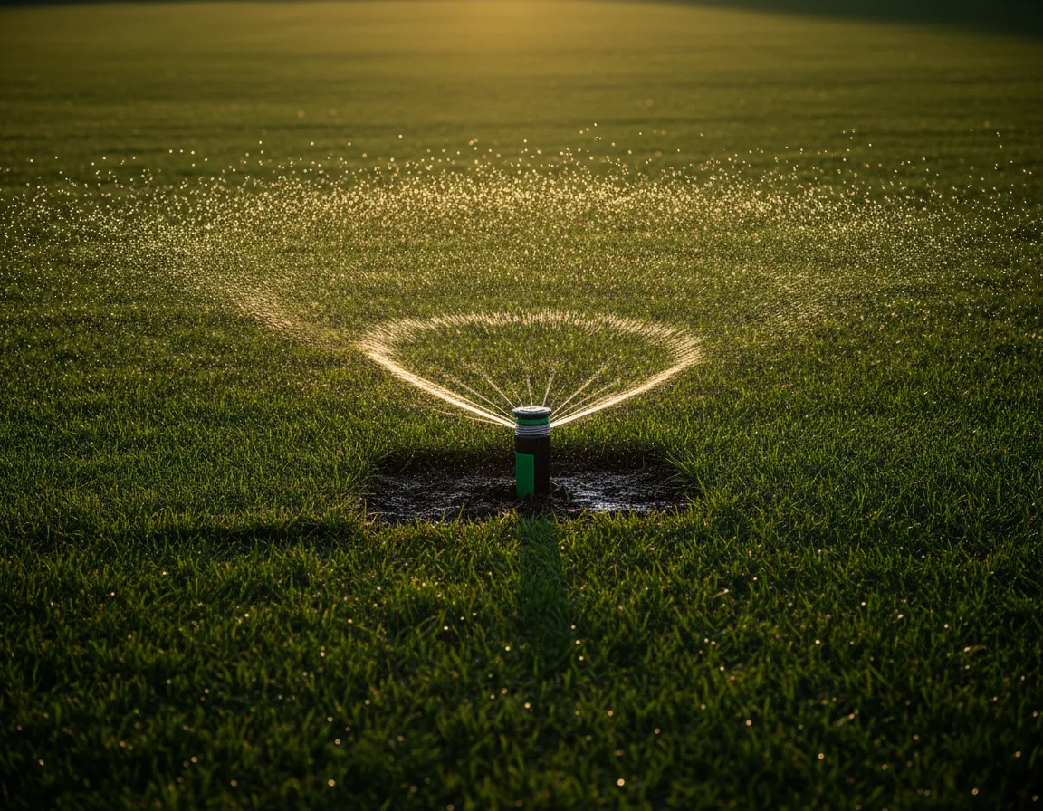 Max Mowing clean sprinkler installation completed