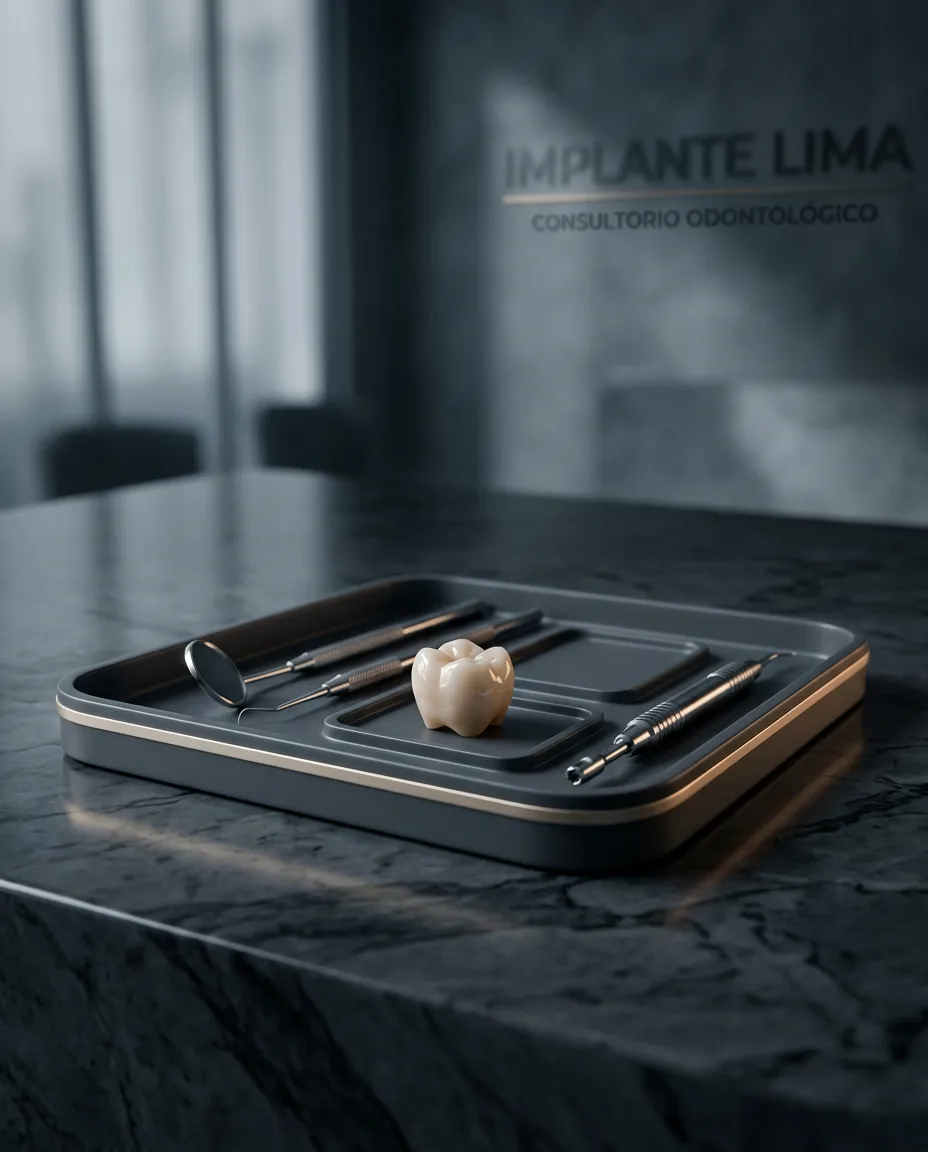 Visual clínico contemporáneo de implantes dentales en White Studio Lima