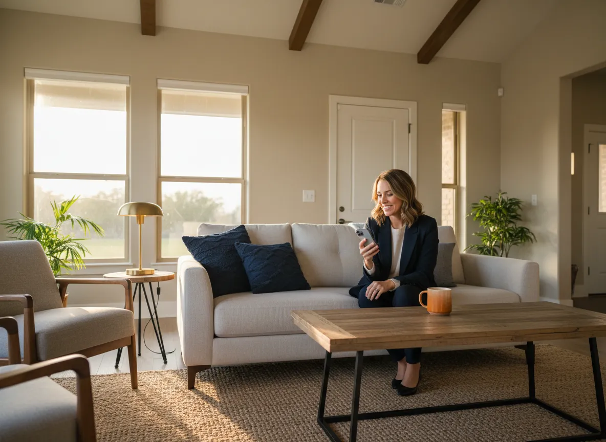 Contacting real estate professionals about a property in East Texas