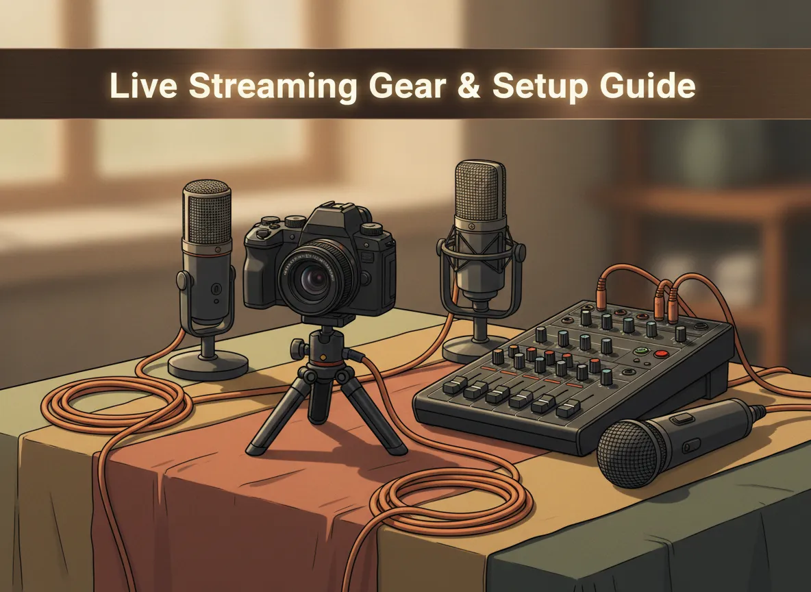 Live streaming equipment guide preview