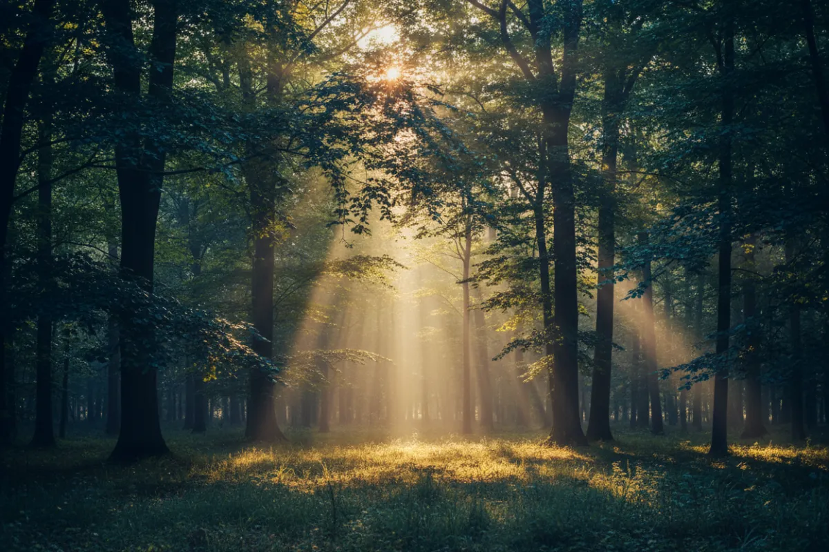 A peaceful landscape representing faith and calm in the midst of anxiety