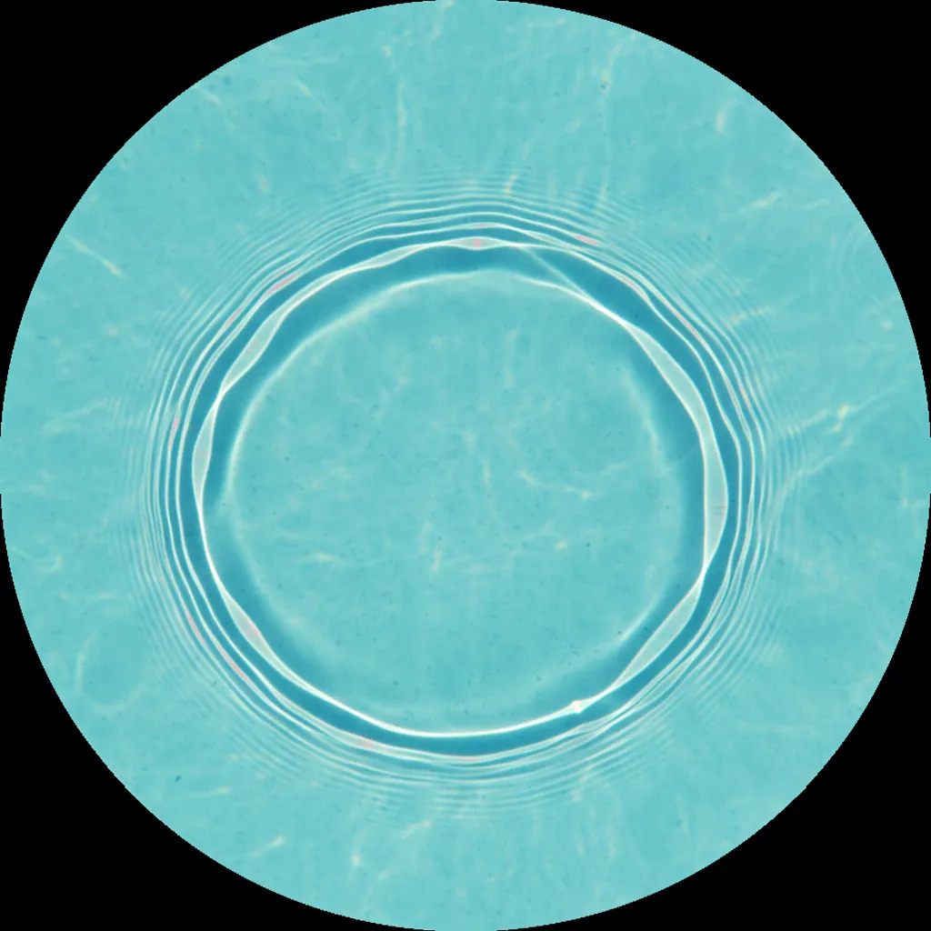 Abstract calm water ripple pool
