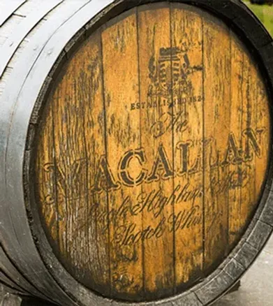 Macallan whisky cask end