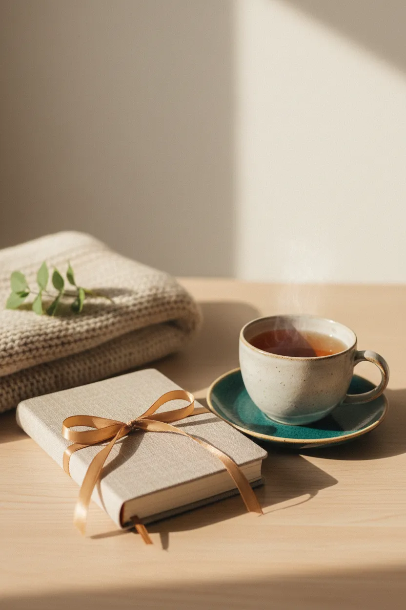 A soft, peaceful lifestyle image representing personal space and reclamation