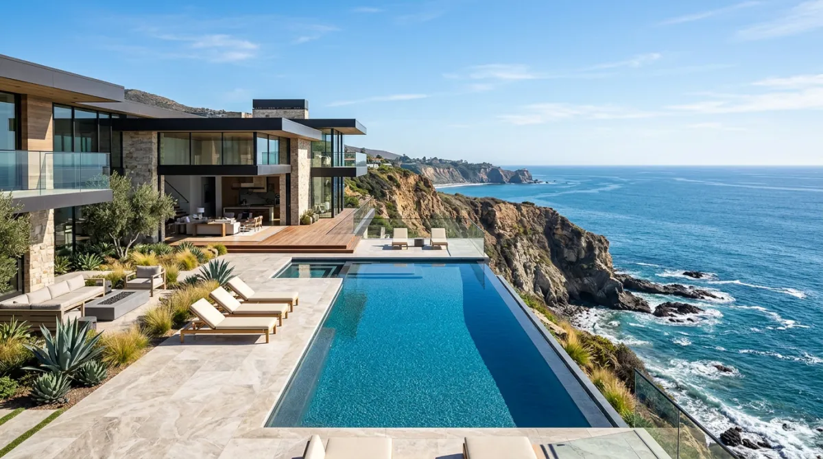 Horizon Point Villa - Oceanfront architectural build with bronze accents