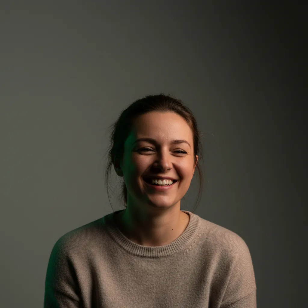 Customer portrait headshot
