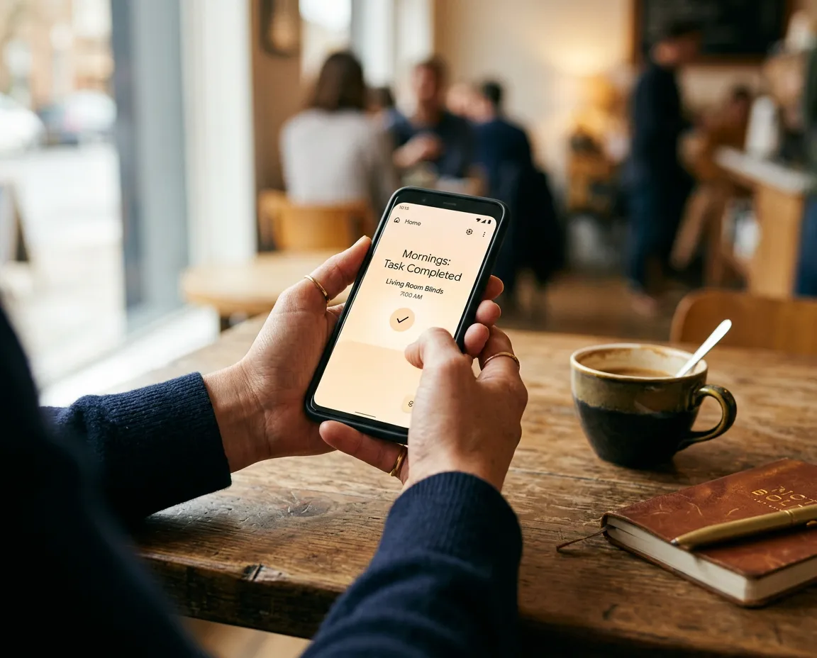 Editorial interface mockup illustrating tailored conversational AI logic and lead qualification flows
