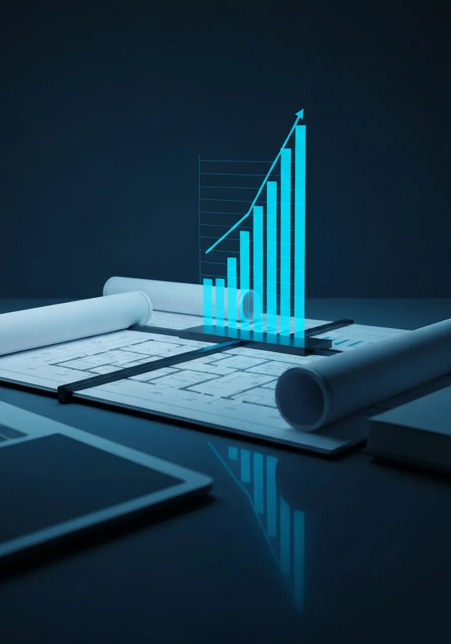 Conceptual tech-inspired graphic representing Business Foundation and Lead Generation pillars