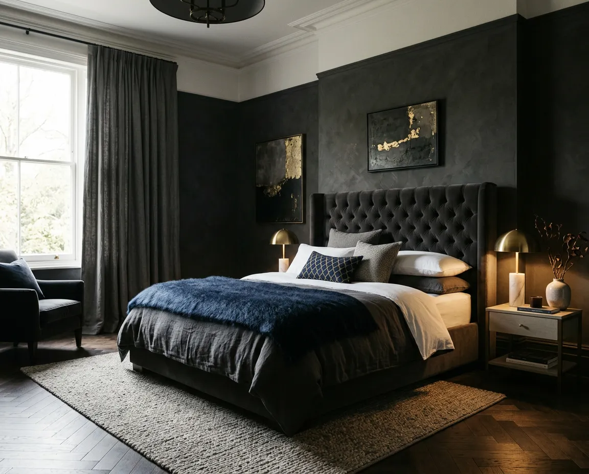 AI bedroom staging optimization showing tranquil luxury aesthetic