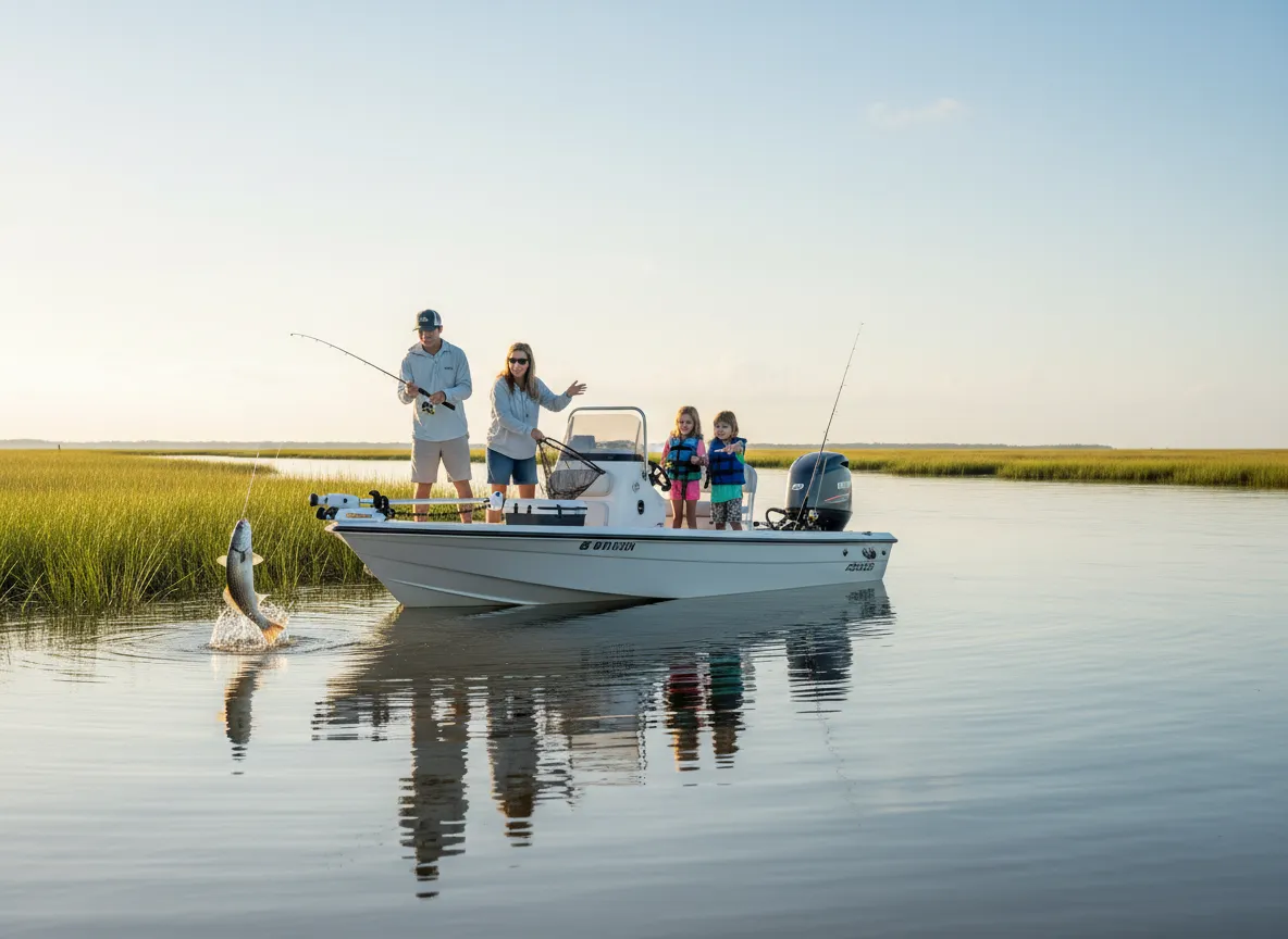 Inshore bay fishing charter from Walker Sport Fishing