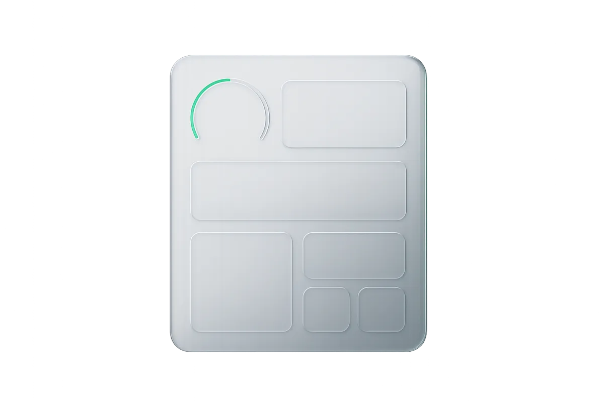 Modern student tax refund dashboard interface