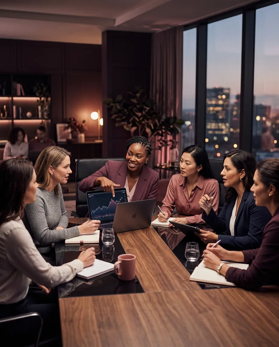 The Worthy Women Collective gathering of empowered female founders and executives in collaboration