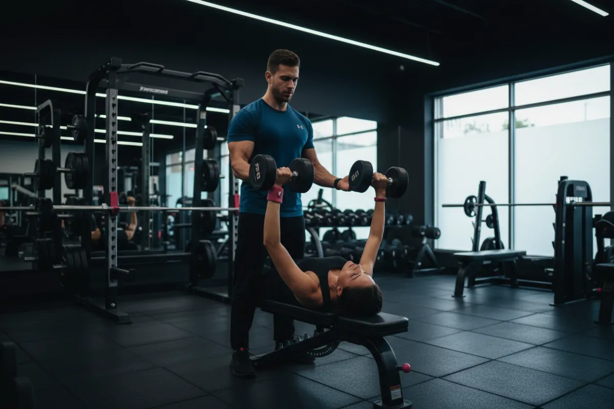 Personal Training session in action